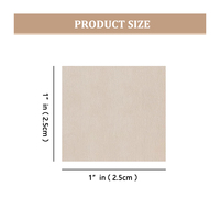 50 Pièces en Gros d'Ornements en Bois, Pièces Carrées d'Angle en Bois Brut de 1 Pouce pour Bricolage et Lettrage, Dropshipping