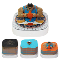 Calendrier en papier découpé 3D avec éclairage LED, bloc-notes, joueur de basket, mémo détachable, objet de collection, décoration, cadeau