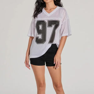 Maillots de basket-ball imprimés personnalisés au design de mode T-shirts gilets Patch de broderie de nom d'équipe personnalisé séchage rapide respirant unisexe - Product Image 5