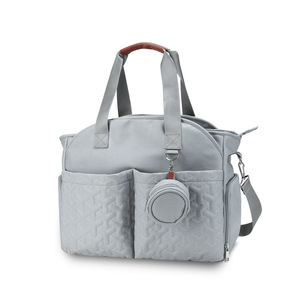 Bolsa de maternidad multifuncional, bolsa de viaje de gran capacidad para madres y bebés con bolsillos para chupete y extractor de leche, bandolera - Product Image 5