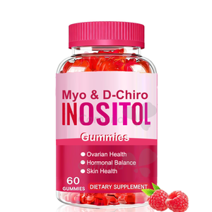 Gomitas sin azúcar OEM con mioinositol y D-chiroinositol, suplemento para la salud femenina, equilibrio hormonal y salud ovárica. - Product Image 1