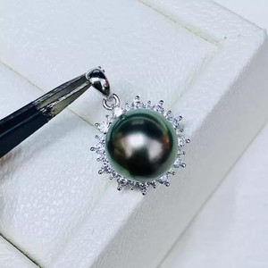 WENCHI 10179 31348DIY Accesorios de Perlas para Mujer, Colgante de Plata S925, Perlas de 10-11mm, Soporte para Perlas, Disimulador, Abrigos de Moda - Product Image 3