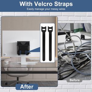 Adjustable Thin Client Mini PC VESA Mount Bracket for Desk/Wall Mount Attached <strong>Monitor</strong> for NUC/// Mini Cable Boxes - Product Image 6