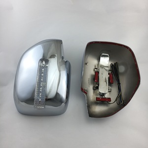 2PCS Cubiertas Protectoras para Espejos Retrovisores Exteriores para Toyota <span class=keywords><strong>Land</strong></span> <span class=keywords><strong>Cruiser</strong></span> FJ100 1998-2007 Juego Cromado con Función de Señal de Giro - Product Image 5
