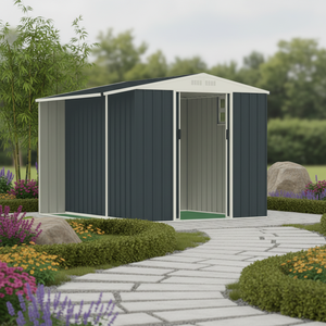 <span class=keywords><strong>Abri</strong></span> de rangement pour <span class=keywords><strong>vélos</strong></span> EG0806, <span class=keywords><strong>abri</strong></span> de jardin en métal, <span class=keywords><strong>abri</strong></span> de vélo extérieur en métal - Product Image 4