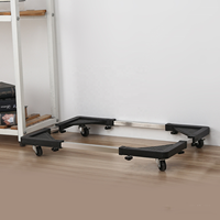 Étagère de Rangement à 4 Roues Multifonctionnelle pour Cuisine et Salle de Bain, Chariot Mobile pour Réfrigérateur et Machine à Laver
