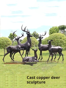 Escultura <span class=keywords><strong>de</strong></span> ciervo <span class=keywords><strong>de</strong></span> bronce fundido relieve <span class=keywords><strong>de</strong></span> bronce forjado personalizado retratos <span class=keywords><strong>de</strong></span> personajes folclóricos ganado Ejército Rojo campana <span class=keywords><strong>de</strong></span> bronce cobre t - Product Image 2