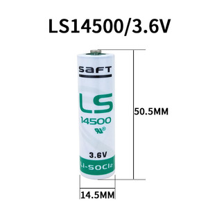 แบตเตอรี่ลิเธียม <span class=keywords><strong>LS14500</strong></span> 3.6V 2600mAh ขนาด AA สำหรับรีโมทคอนโทรล ไฟฉาย อุปกรณ์เอนโค้ดเดอร์แบบแอบโซลูท อุปกรณ์ลาดตระเวน เซอร์โวอุตสาหกรรม - Product Image 3