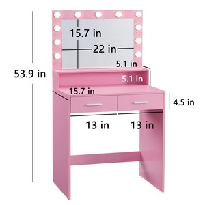 High Quality <strong>Dressing</strong> <strong>Table</strong> With Mirror Led Lighting <strong>Dressing</strong> <strong>Table</strong> With Large Drawers <strong>Storage</strong> <strong>Dressing</strong> <strong>Table</strong> <strong>for</strong> Bedroom - Product Image 4