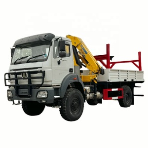 Camión Grúa Integrado Todoterreno 4x4 |   Grúa <span class=keywords><strong>de</strong></span> 6.3 Toneladas y Caja <span class=keywords><strong>de</strong></span> Carga <span class=keywords><strong>de</strong></span> 5.2m, Perfecta para <span class=keywords><strong>Alquiler</strong></span> <span class=keywords><strong>de</strong></span> Equipos y Proyectos Pequeños - Product Image 1