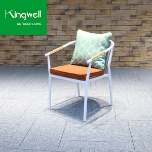 Set da Pranzo per Esterni in Alluminio con Tavolo e Sedie, Moderno, per Giardino e Patio, con Intreccio in Corda, Impermeabile, per Soggiorno - Vendita all'Ingrosso - Product Image 4