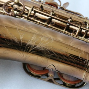 Saxophone OEM de Style célèbre saxophone alto professionnel en laiton avec étui saxophone alto plaqué or café - Product Image 5