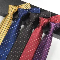 Custom Woven Necktie for Men, Classic Jacquard, 100% Silk