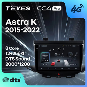 TEYES CC4 PRO pour Opel <span class=keywords><strong>Astra</strong></span> K 2015 - 2022 CarPlay Android Auto 2DIN Autoradio Radio multimédia stéréo - Product Image 1