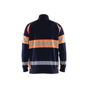 BLAKLADER-Suéter de alta visibilidad 355311588953M Azul marino/Naranja-EAN 7330509830710 ROPA DE TRABAJO DE 2017 - Product Image 2