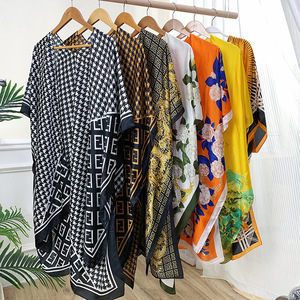 Nouvelle <span class=keywords><strong>Robe</strong></span> Longue <span class=keywords><strong>Maxi</strong></span> Femme Dashiki Personnalisée, Manches Courtes, Col en V, Imprimé Ankara, Idéale pour l'Été, la Plage et les Fêtes - Product Image 2
