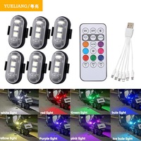 Feux stroboscopiques LED sans fil universels pour voiture et moto avec télécommande, lumière d'avertissement pour avion et vélo, étanche