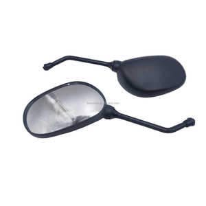 Espejo Retrovisor Lateral para Motocicleta Estilo Original FT125, Lente de Espejo para Italika FT125 <span class=keywords><strong>Shadow</strong></span> 125, Piezas Universales Negras - Product Image 1