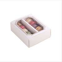 Boîte à biscuits avec séparateur, emballage alimentaire de qualité alimentaire, logo personnalisé, boîte à tiroirs pour biscuits avec insert