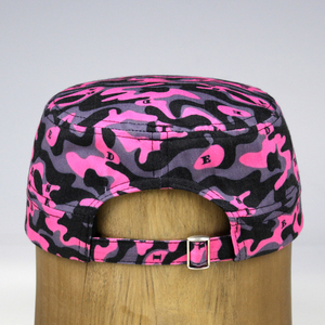 Bán Buôn Tùy Chỉnh Trống Unisex Dành Cho Người Lớn Màu Hồng Camo Ngoài Trời <span class=keywords><strong>Flat</strong></span> <span class=keywords><strong>Top</strong></span> Thể Thao <span class=keywords><strong>Hat</strong></span> <span class=keywords><strong>2025</strong></span> Mới Thời Trang Cao Cấp - Product Image 4