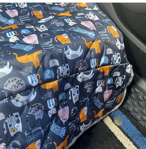 पीछे की सीट के लिए वाटरप्रूफ ऑक्सबफोर्ड फैब्रिक डॉग सीट के साथ बड़े कुत्तों के लिए कार कवर - Product Image 6