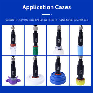 Gripper Robot pneumatik PZG10 penjepit ekspansi Mini untuk mesin cetak injeksi suku cadang cetakan kepala silinder silikon - Product Image 3