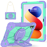 Étui de protection complet pour Redmi Pad 2 Pro 12.1 Poco Pad M1 12.1 2025 avec support pivotant à 360° et bandoulière OEM ODM