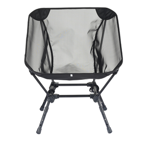 Chaise de camping pliable en maille ultra-légère et réglable en hauteur, idéale pour le voyage, la randonnée et le camping en extérieur, de haute qualité - Product Image 3