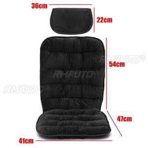 2 housses de siège avant universelles pour voiture, respirantes, chaudes pour l'hiver, housses de siège intérieures pour automobiles - Product Image 2