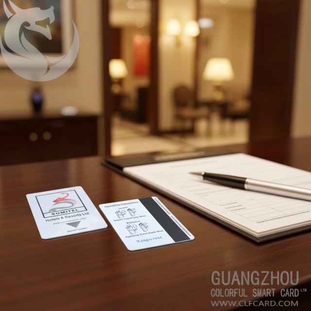 PVC RFID Key Card CR80 Size with T5577 Chip for Hotel Access Control Waterproof & NTAG213 Compatible