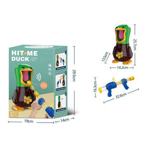 Pistola ad Aria Compressa con Palline di Schiuma, Gioco di Tiro al Bersaglio per Due Giocatori, Effetti Sonori, Giocattolo Educativo per Bambini - Product Image 2