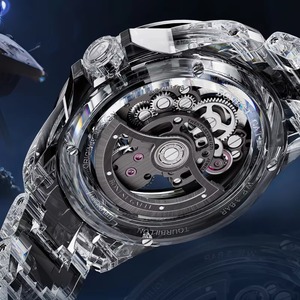Nouvelle montre mécanique de luxe originale pour homme, tourbillon, boîtier transparent en cristal K9, automatique - Product Image 5