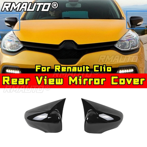 ฝาครอบกระจกมองข้างรถยนต์ ป้องกันรอยขีดข่วน ฝาครอบกระจกมองหลัง สำหรับ Renault Clio ชุดแต่งรถยนต์ อุปกรณ์ตกแต่งรถยนต์ - Product Image 2