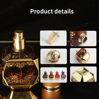 Moyen-Orient Attar Verre Personnaliser Bouteille De Parfum Attar Oud De Parfum Vaporisateur Bouteille En Verre 50ML