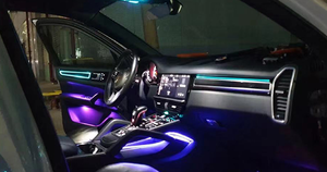 Xe nội thất hệ thống chiếu sáng liên bầu không khí ánh sáng môi trường dẫn ánh sáng môi trường xung quanh cho Porsche Cayenne 2018-2023 - Product Image 4