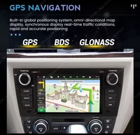 Radio de Coche Estéreo IPS de 7 Pulgadas con Android, GPS, FM, 4 Núcleos, 8 Núcleos, WiFi, BT, 2+32G, Car-play, para BMW E90 2005-2012
