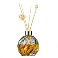 Bouteille diffuseur de parfum en verre cristal transparent de 150 ml, diffuseur de parfum romain désodorisant à bâtonnets, vente en gros