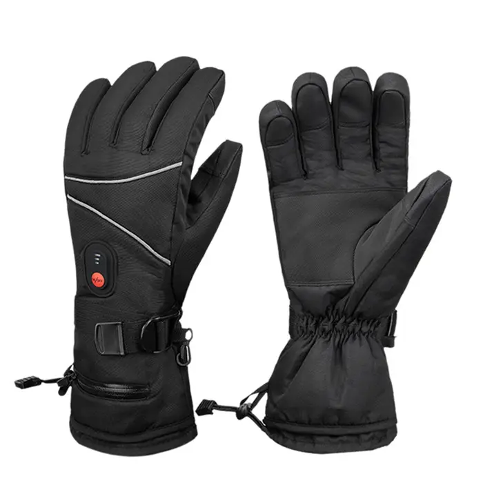 Winter Waterproof Ski Motorcycle Battery Rechargeable Women Usb Electric Heated Gloves