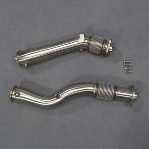 Sport Car Reducer Straight Pipe Downpipe Exhaust System for BMW X3M F97 X4M F98 S58 3.0T Integrated No Welding - Product Image 4