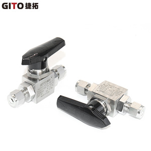 วาล์วบอลเฮสเทลลอยแบบตรงแรงดันสูง HC-276 OD1/4 นิ้ว วาล์วบอลแบบข้อต่อแรงดันสูง - Product Image 5