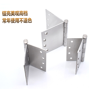 บานพับสแตนเลสแบบหนาพิเศษ 100x125 มม. สำหรับประตูอุตสาหกรรม - Product Image 4