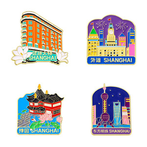 Aimants de réfrigérateur personnalisés avec des images de villes, aimants de réfrigérateur exquis, autocollants magnétiques créatifs personnalisés pour réfrigérateur, cadeaux souvenirs - Product Image 6