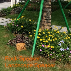 Thinuna LS-501 PA System Garten lautsprecher Passive wasserdichte Rasen Outdoor <span class=keywords><strong>Rock</strong></span> Shaped Stone Landschafts lautsprecher für Park - Product Image 4
