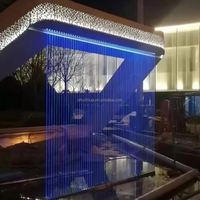 Cortina de Agua Digital para Interiores y Exteriores, Fuente Duradera Fabricada en Fábrica