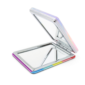 Wholesale Custom Logo Cute Portable Handheld Foldable Travel Makeup Compact Small Customizable Small Makeup Mirror