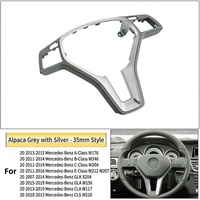Cubierta Decorativa para Volante Compatible con Mercedes-Benz Clase E, Clase C, Clase A, Clase GLK, Clase B, Clase GLA, Clase CLA, Clase CLS