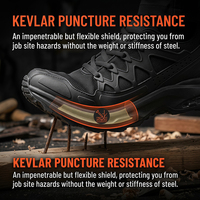 Chaussures d'entraînement de sécurité professionnelles pour hommes, légères, respirantes, en maille KPU, coupe basse, personnalisables en gros