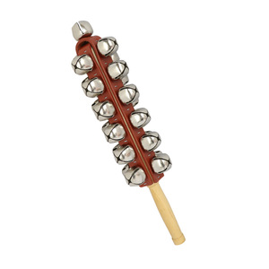 Instrument de percussion Orff en gros : 25 clochettes en bois, hochet à main, accessoire d'accompagnement pour l'enseignement, la performance et la pratique - Product Image 1