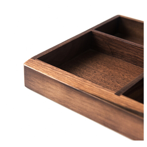Wooden key storage box enters <span class=keywords><strong>the</strong></span> door shoe cabinet entrance storage box watch wallet sundries coffee table organizer - Product Image 5