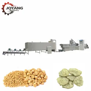 Fully Automatic Dry Soya Protein Chunk Flakes Nugget Mince Making Machine